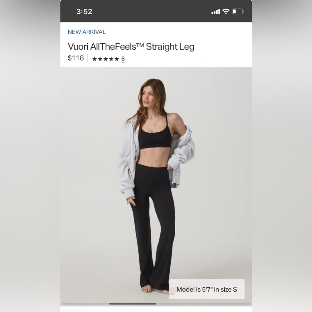 NWT Vuori All The Feels Pants